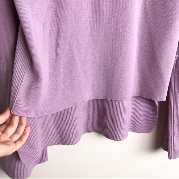 STELLA MCCARTNEY Purple Flare Sleeve Wool Sweater - Picture 7 of 10